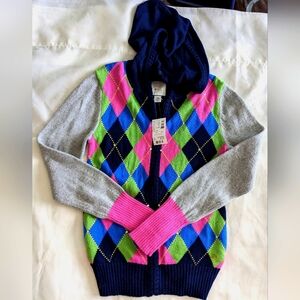Limited Too Girls Multicolor Hooded Sweater